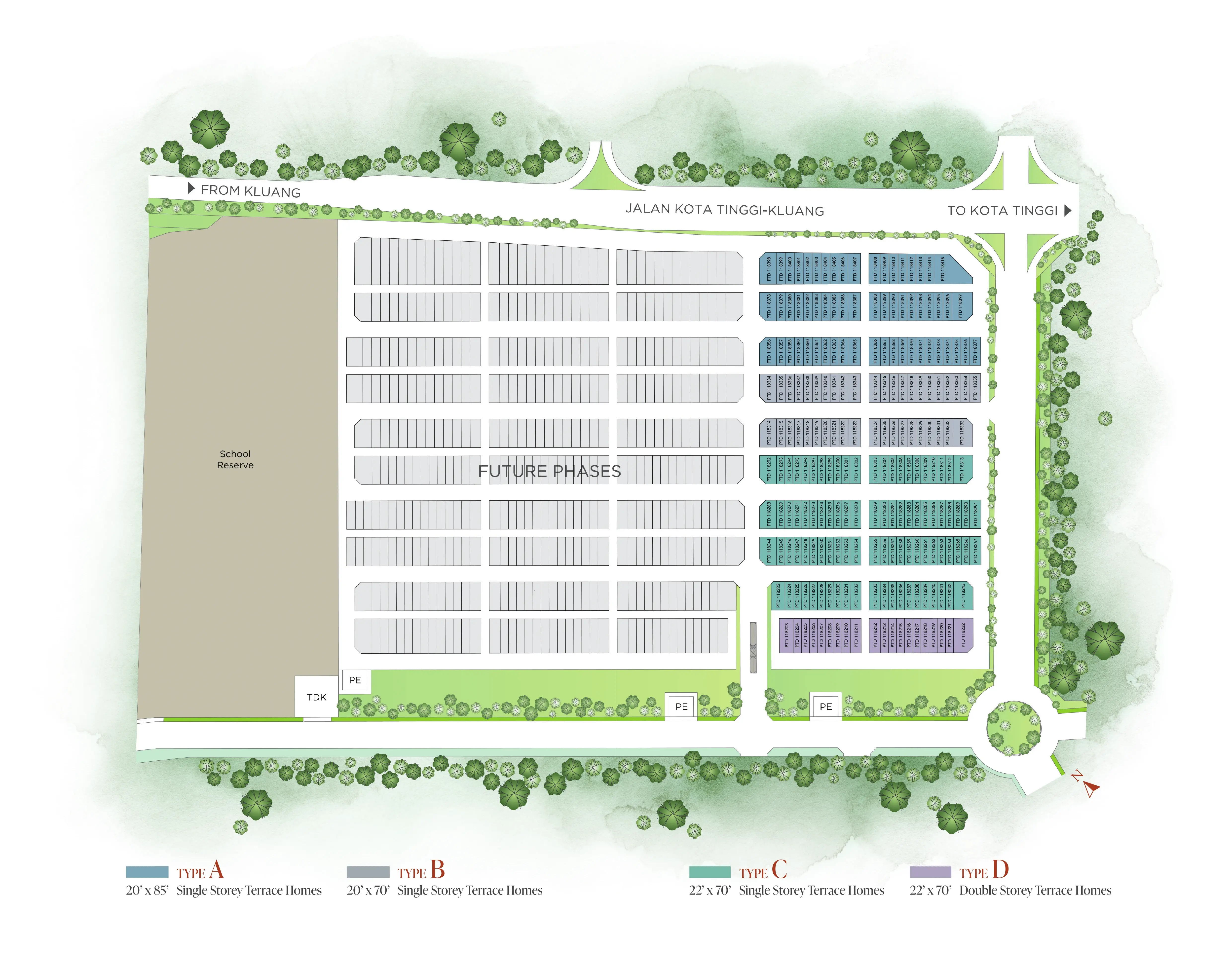 Mayfair site plan